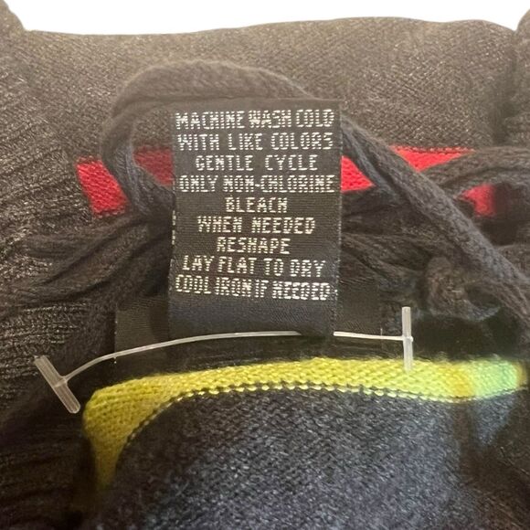 rue21 Striped Hoodie Sweater Tunic XL Fall Layering Y2K Retro Knit - Picture 11 of 11